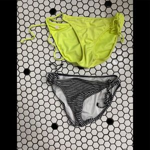 Victoria’s Secret bikini bottoms size small bundle of 2